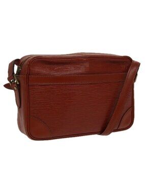 Authentic LOUIS VUITTON Epi Trocadero 23 Shoulder Bag Brown M52313 LV